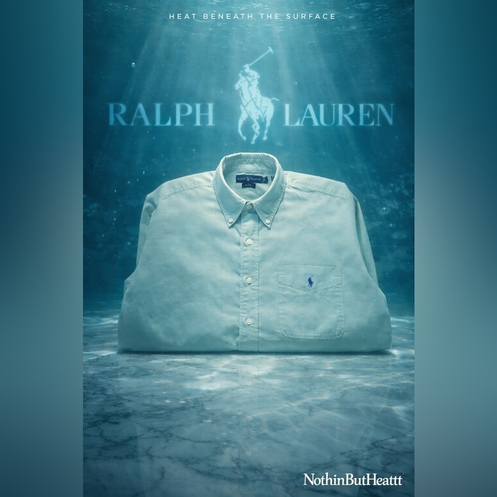 Ralph Lauren Blake Button Down Shirt Men’s L Green 100% Cotton Classic Fit
